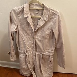 J. Crew | Chino short coveralls in stone NWT 4T